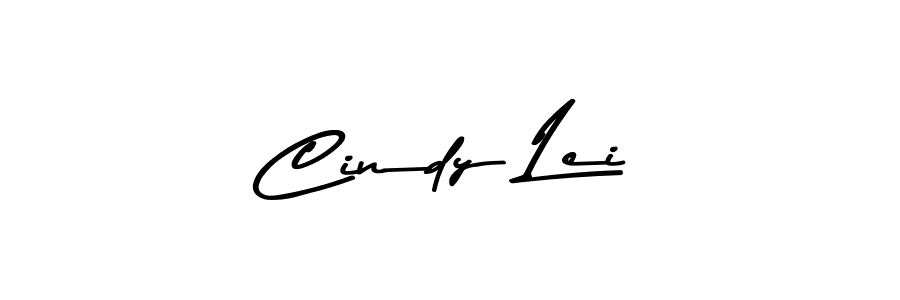 Create a beautiful signature design for name Cindy Lei. With this signature (Asem Kandis PERSONAL USE) fonts, you can make a handwritten signature for free. Cindy Lei signature style 9 images and pictures png