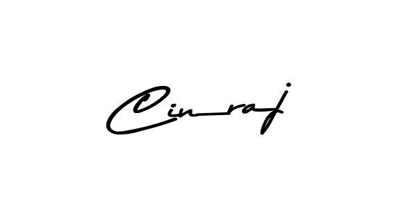 Use a signature maker to create a handwritten signature online. With this signature software, you can design (Asem Kandis PERSONAL USE) your own signature for name Cinraj. Cinraj signature style 9 images and pictures png