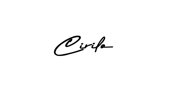 Create a beautiful signature design for name Cirilo. With this signature (Asem Kandis PERSONAL USE) fonts, you can make a handwritten signature for free. Cirilo signature style 9 images and pictures png