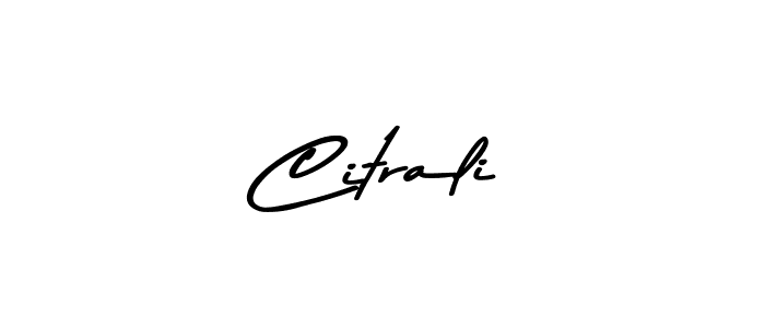 Use a signature maker to create a handwritten signature online. With this signature software, you can design (Asem Kandis PERSONAL USE) your own signature for name Citrali. Citrali signature style 9 images and pictures png