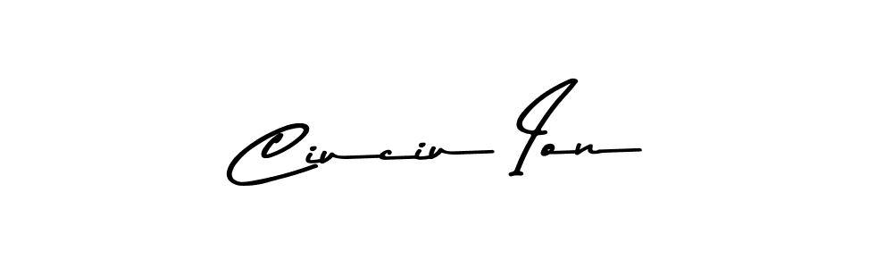 Also You can easily find your signature by using the search form. We will create Ciuciu Ion name handwritten signature images for you free of cost using Asem Kandis PERSONAL USE sign style. Ciuciu Ion signature style 9 images and pictures png