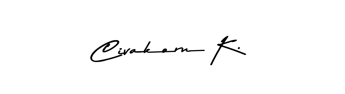 Make a beautiful signature design for name Civakorn K.. Use this online signature maker to create a handwritten signature for free. Civakorn K. signature style 9 images and pictures png