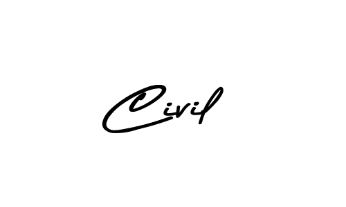 Similarly Asem Kandis PERSONAL USE is the best handwritten signature design. Signature creator online .You can use it as an online autograph creator for name Civil. Civil signature style 9 images and pictures png