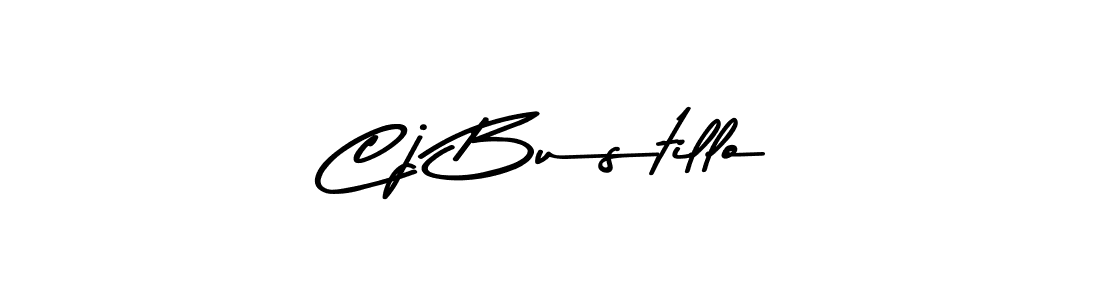 How to make Cj Bustillo name signature. Use Asem Kandis PERSONAL USE style for creating short signs online. This is the latest handwritten sign. Cj Bustillo signature style 9 images and pictures png