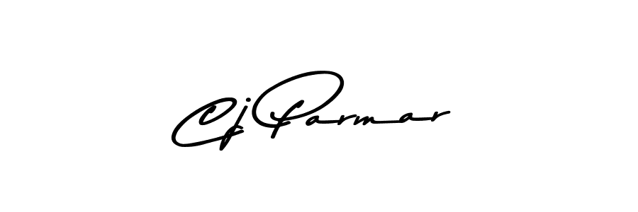 Create a beautiful signature design for name Cj Parmar. With this signature (Asem Kandis PERSONAL USE) fonts, you can make a handwritten signature for free. Cj Parmar signature style 9 images and pictures png