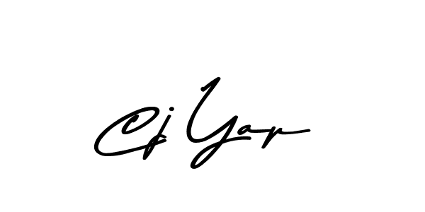 Cj Yap stylish signature style. Best Handwritten Sign (Asem Kandis PERSONAL USE) for my name. Handwritten Signature Collection Ideas for my name Cj Yap. Cj Yap signature style 9 images and pictures png