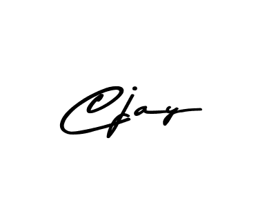 Make a beautiful signature design for name Cjay. With this signature (Asem Kandis PERSONAL USE) style, you can create a handwritten signature for free. Cjay signature style 9 images and pictures png