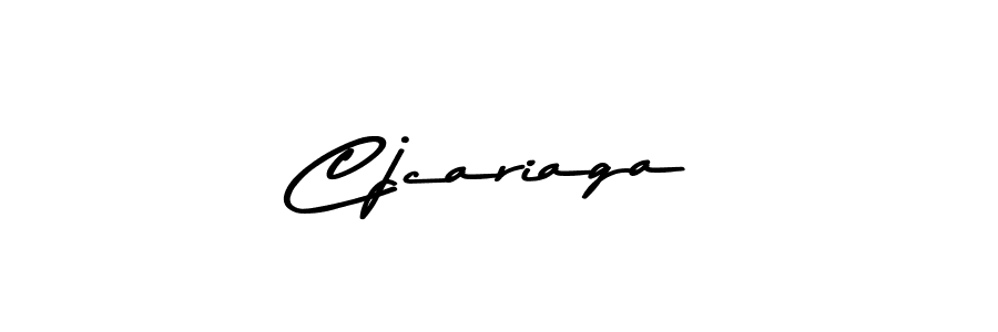 How to make Cjcariaga name signature. Use Asem Kandis PERSONAL USE style for creating short signs online. This is the latest handwritten sign. Cjcariaga signature style 9 images and pictures png