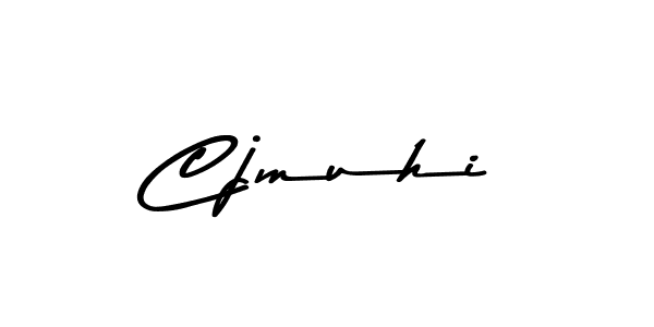 Create a beautiful signature design for name Cjmuhi. With this signature (Asem Kandis PERSONAL USE) fonts, you can make a handwritten signature for free. Cjmuhi signature style 9 images and pictures png