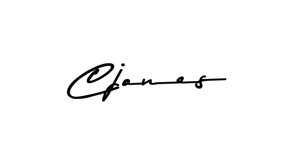 How to make Cjones name signature. Use Asem Kandis PERSONAL USE style for creating short signs online. This is the latest handwritten sign. Cjones signature style 9 images and pictures png