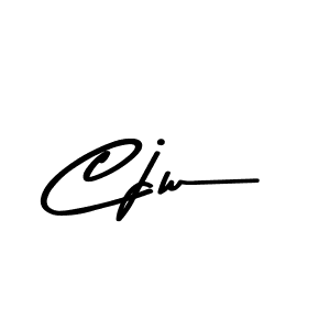 Make a beautiful signature design for name Cjw. Use this online signature maker to create a handwritten signature for free. Cjw signature style 9 images and pictures png