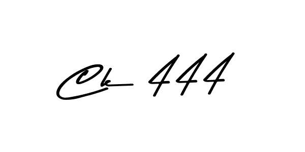 Use a signature maker to create a handwritten signature online. With this signature software, you can design (Asem Kandis PERSONAL USE) your own signature for name Ck 444. Ck 444 signature style 9 images and pictures png