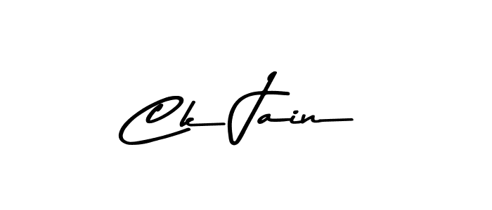 Use a signature maker to create a handwritten signature online. With this signature software, you can design (Asem Kandis PERSONAL USE) your own signature for name Ck Jain. Ck Jain signature style 9 images and pictures png