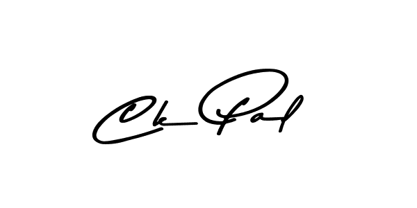 Make a beautiful signature design for name Ck Pal. With this signature (Asem Kandis PERSONAL USE) style, you can create a handwritten signature for free. Ck Pal signature style 9 images and pictures png