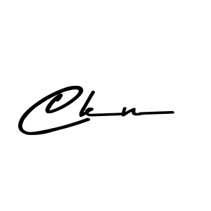 Design your own signature with our free online signature maker. With this signature software, you can create a handwritten (Asem Kandis PERSONAL USE) signature for name Ckn. Ckn signature style 9 images and pictures png