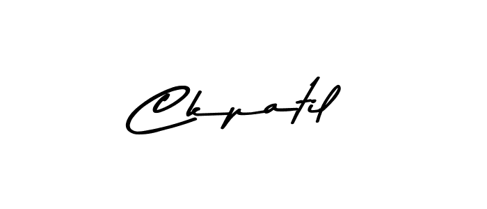 How to make Ckpatil signature? Asem Kandis PERSONAL USE is a professional autograph style. Create handwritten signature for Ckpatil name. Ckpatil signature style 9 images and pictures png