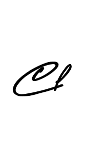 Design your own signature with our free online signature maker. With this signature software, you can create a handwritten (Asem Kandis PERSONAL USE) signature for name Cl. Cl signature style 9 images and pictures png