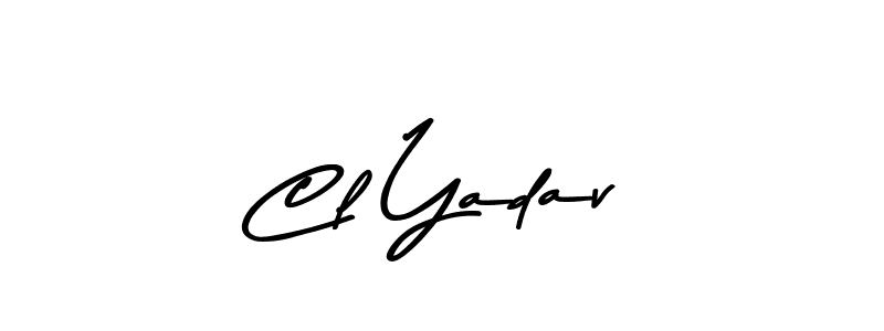 Create a beautiful signature design for name Cl Yadav. With this signature (Asem Kandis PERSONAL USE) fonts, you can make a handwritten signature for free. Cl Yadav signature style 9 images and pictures png
