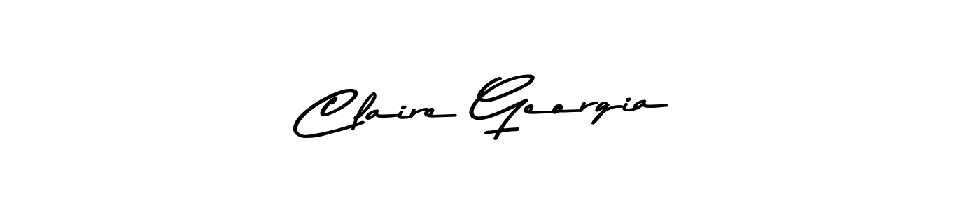 Claire Georgia stylish signature style. Best Handwritten Sign (Asem Kandis PERSONAL USE) for my name. Handwritten Signature Collection Ideas for my name Claire Georgia. Claire Georgia signature style 9 images and pictures png