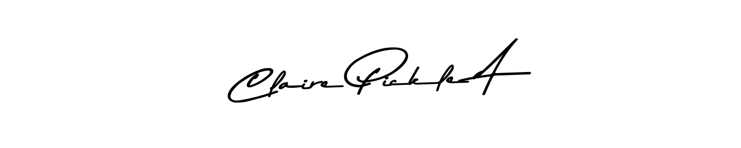 How to make Claire Pickle A signature? Asem Kandis PERSONAL USE is a professional autograph style. Create handwritten signature for Claire Pickle A name. Claire Pickle A signature style 9 images and pictures png