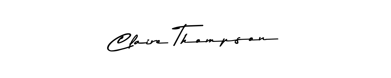 Create a beautiful signature design for name Claire Thompson. With this signature (Asem Kandis PERSONAL USE) fonts, you can make a handwritten signature for free. Claire Thompson signature style 9 images and pictures png