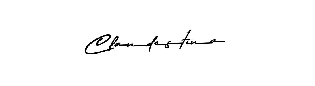 It looks lik you need a new signature style for name Clandestina. Design unique handwritten (Asem Kandis PERSONAL USE) signature with our free signature maker in just a few clicks. Clandestina signature style 9 images and pictures png