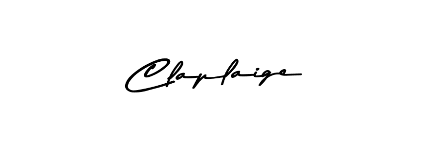 How to make Claplaige name signature. Use Asem Kandis PERSONAL USE style for creating short signs online. This is the latest handwritten sign. Claplaige signature style 9 images and pictures png