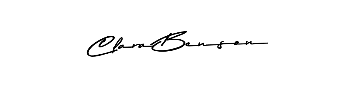 Clara Benson stylish signature style. Best Handwritten Sign (Asem Kandis PERSONAL USE) for my name. Handwritten Signature Collection Ideas for my name Clara Benson. Clara Benson signature style 9 images and pictures png