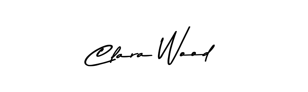 Clara Wood stylish signature style. Best Handwritten Sign (Asem Kandis PERSONAL USE) for my name. Handwritten Signature Collection Ideas for my name Clara Wood. Clara Wood signature style 9 images and pictures png