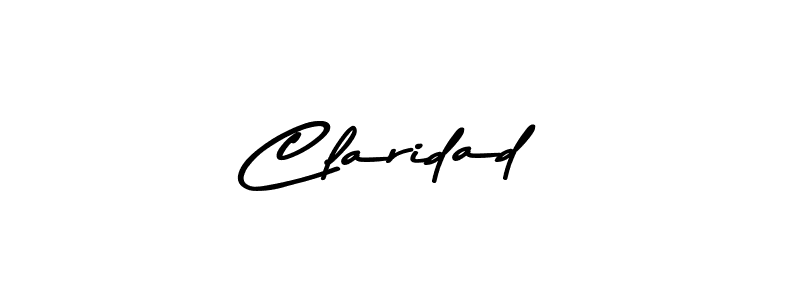 The best way (Asem Kandis PERSONAL USE) to make a short signature is to pick only two or three words in your name. The name Claridad include a total of six letters. For converting this name. Claridad signature style 9 images and pictures png