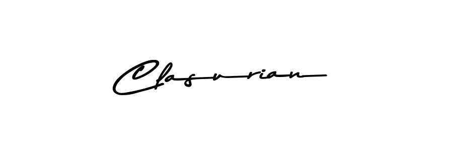 This is the best signature style for the Clasurian name. Also you like these signature font (Asem Kandis PERSONAL USE). Mix name signature. Clasurian signature style 9 images and pictures png