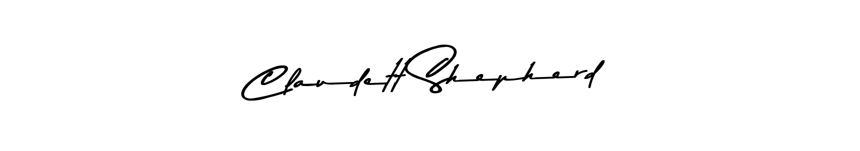 Here are the top 10 professional signature styles for the name Claudett Shepherd. These are the best autograph styles you can use for your name. Claudett Shepherd signature style 9 images and pictures png