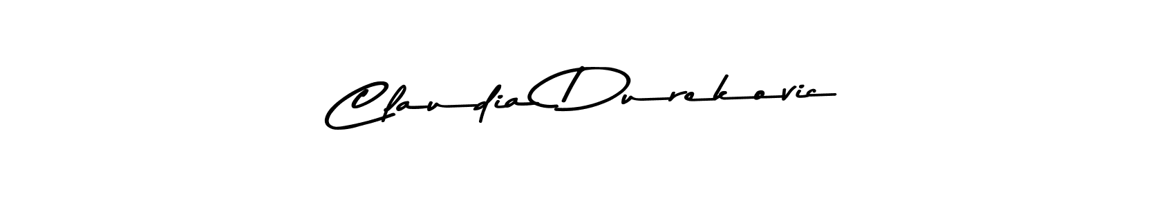 if you are searching for the best signature style for your name Claudia Durekovic. so please give up your signature search. here we have designed multiple signature styles  using Asem Kandis PERSONAL USE. Claudia Durekovic signature style 9 images and pictures png