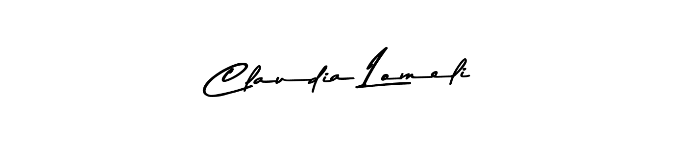 Design your own signature with our free online signature maker. With this signature software, you can create a handwritten (Asem Kandis PERSONAL USE) signature for name Claudia Lomeli. Claudia Lomeli signature style 9 images and pictures png