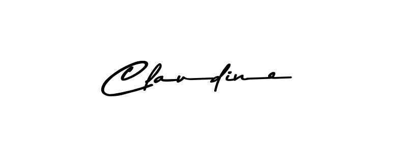 Claudine stylish signature style. Best Handwritten Sign (Asem Kandis PERSONAL USE) for my name. Handwritten Signature Collection Ideas for my name Claudine. Claudine signature style 9 images and pictures png