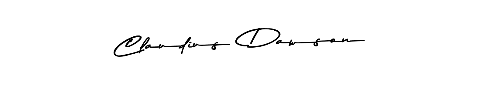 Similarly Asem Kandis PERSONAL USE is the best handwritten signature design. Signature creator online .You can use it as an online autograph creator for name Claudius  Dawson. Claudius  Dawson signature style 9 images and pictures png