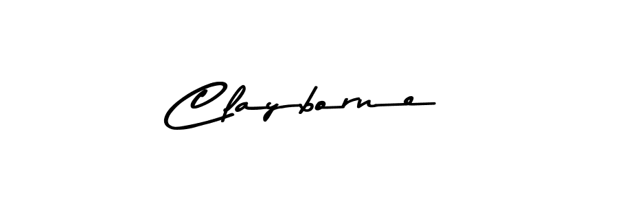 How to make Clayborne signature? Asem Kandis PERSONAL USE is a professional autograph style. Create handwritten signature for Clayborne name. Clayborne signature style 9 images and pictures png