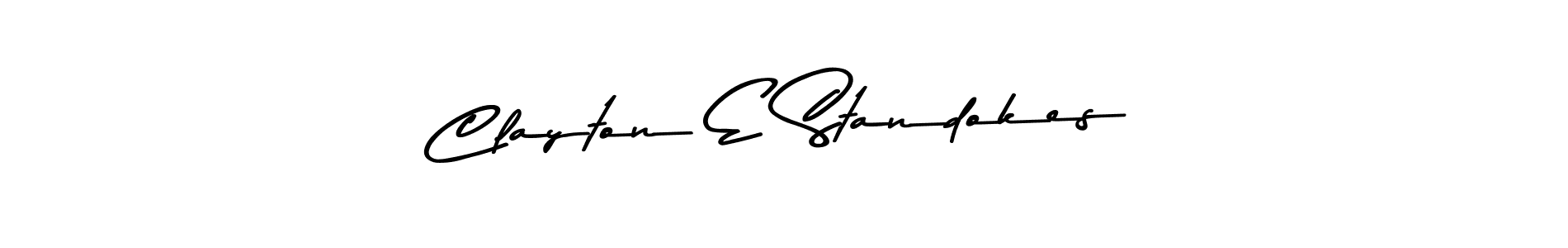 It looks lik you need a new signature style for name Clayton E Standokes. Design unique handwritten (Asem Kandis PERSONAL USE) signature with our free signature maker in just a few clicks. Clayton E Standokes signature style 9 images and pictures png