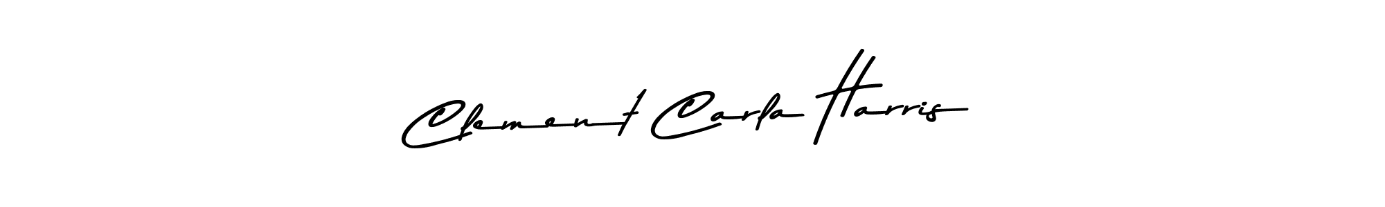 Design your own signature with our free online signature maker. With this signature software, you can create a handwritten (Asem Kandis PERSONAL USE) signature for name Clement Carla Harris. Clement Carla Harris signature style 9 images and pictures png