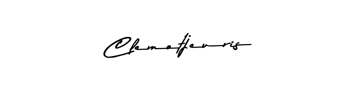 How to make Clemotjeuris signature? Asem Kandis PERSONAL USE is a professional autograph style. Create handwritten signature for Clemotjeuris name. Clemotjeuris signature style 9 images and pictures png