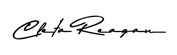 Create an unforgettable impression when signing with Cleta Reagan name styled in Asem Kandis PERSONAL USE typography. 100% free online generator. Cleta Reagan signature style 9 images and pictures png