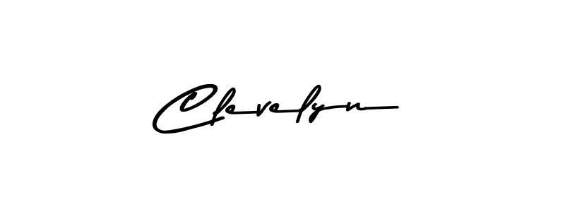 The best way (Asem Kandis PERSONAL USE) to make a short signature is to pick only two or three words in your name. The name Clevelyn include a total of six letters. For converting this name. Clevelyn signature style 9 images and pictures png