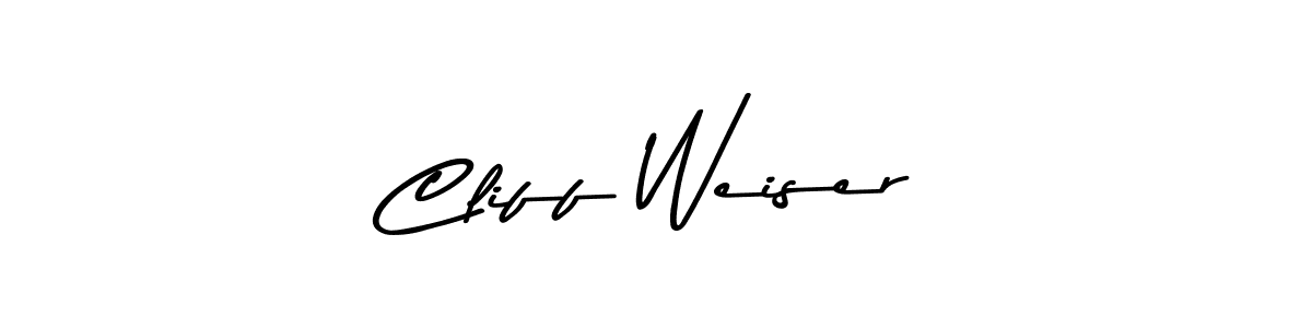 The best way (Asem Kandis PERSONAL USE) to make a short signature is to pick only two or three words in your name. The name Cliff Weiser include a total of six letters. For converting this name. Cliff Weiser signature style 9 images and pictures png