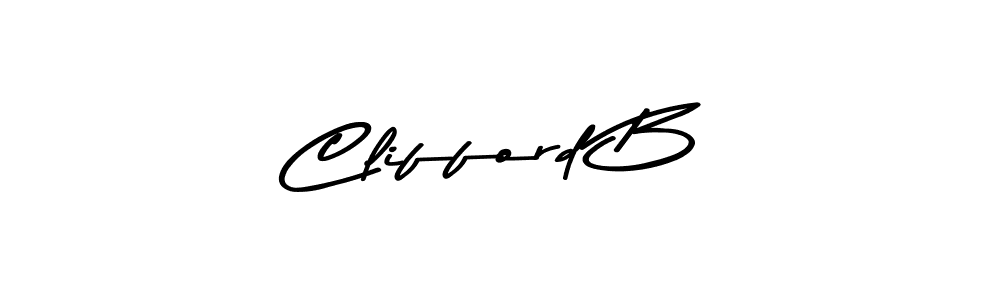 You should practise on your own different ways (Asem Kandis PERSONAL USE) to write your name (Clifford B) in signature. don't let someone else do it for you. Clifford B signature style 9 images and pictures png