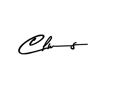 Design your own signature with our free online signature maker. With this signature software, you can create a handwritten (Asem Kandis PERSONAL USE) signature for name Clws. Clws signature style 9 images and pictures png