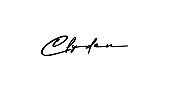 Similarly Asem Kandis PERSONAL USE is the best handwritten signature design. Signature creator online .You can use it as an online autograph creator for name Clyden. Clyden signature style 9 images and pictures png