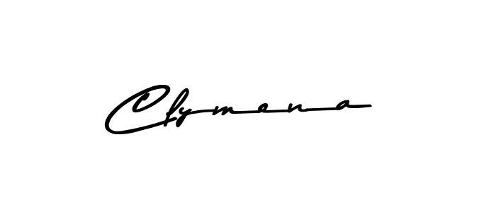 Design your own signature with our free online signature maker. With this signature software, you can create a handwritten (Asem Kandis PERSONAL USE) signature for name Clymena. Clymena signature style 9 images and pictures png