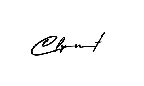 How to make Clynt signature? Asem Kandis PERSONAL USE is a professional autograph style. Create handwritten signature for Clynt name. Clynt signature style 9 images and pictures png