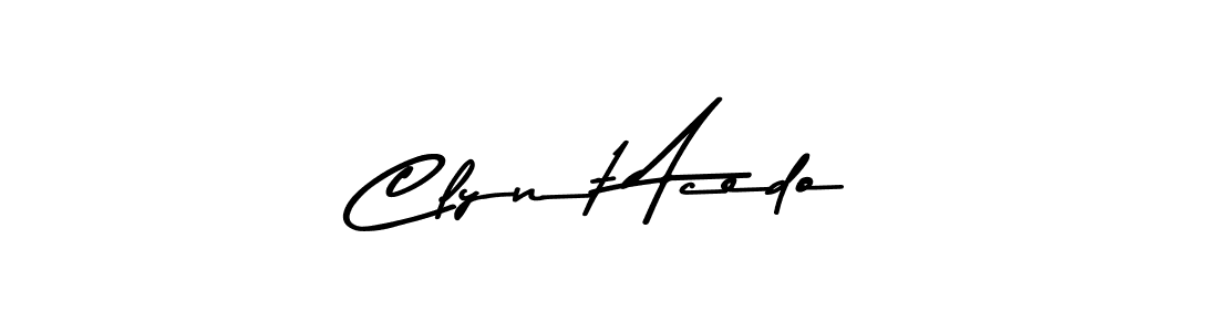 How to make Clynt Acedo signature? Asem Kandis PERSONAL USE is a professional autograph style. Create handwritten signature for Clynt Acedo name. Clynt Acedo signature style 9 images and pictures png