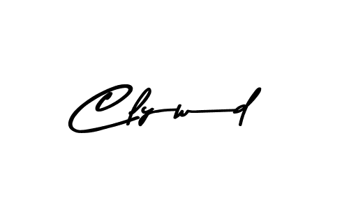 Clywd stylish signature style. Best Handwritten Sign (Asem Kandis PERSONAL USE) for my name. Handwritten Signature Collection Ideas for my name Clywd. Clywd signature style 9 images and pictures png